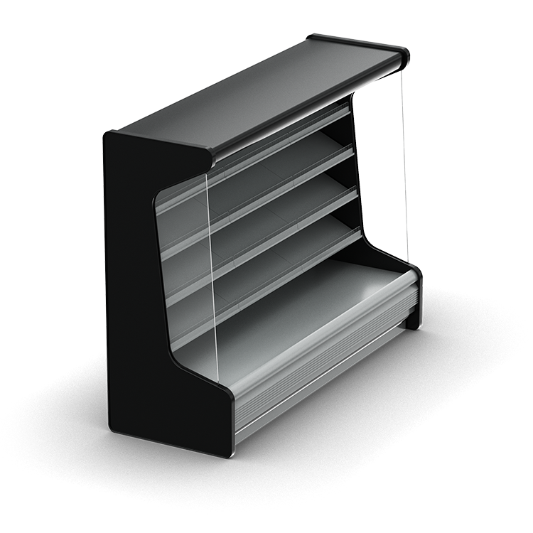 Horizontal display cases
